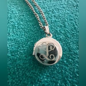 HFB Stamped Sterling Silver Necklace